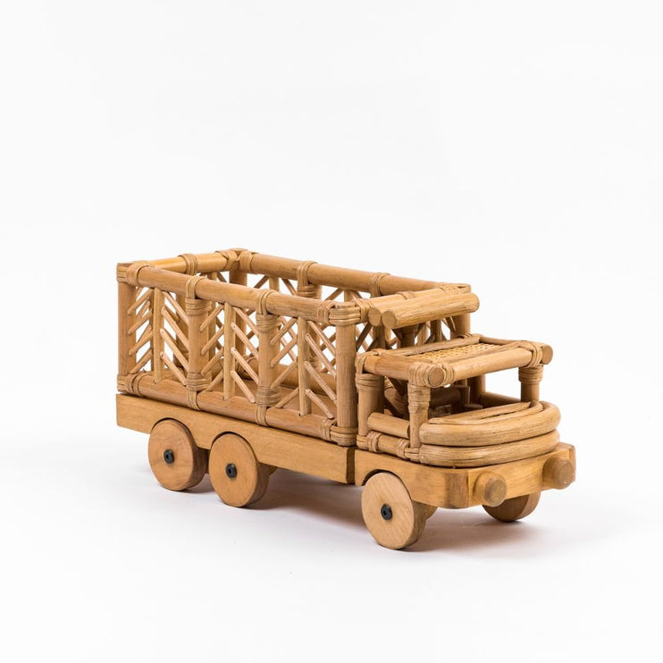rattan truck toy