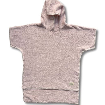 baby poncho in pink