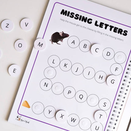 Number and Letter Sorting Book