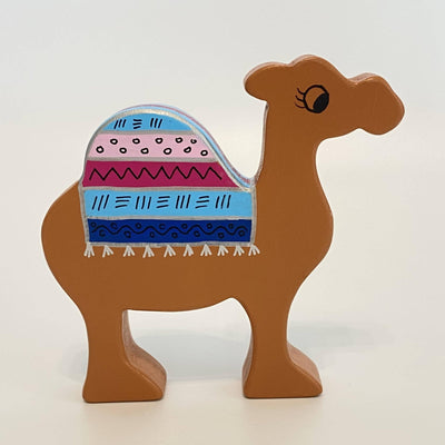 wooden camel toy