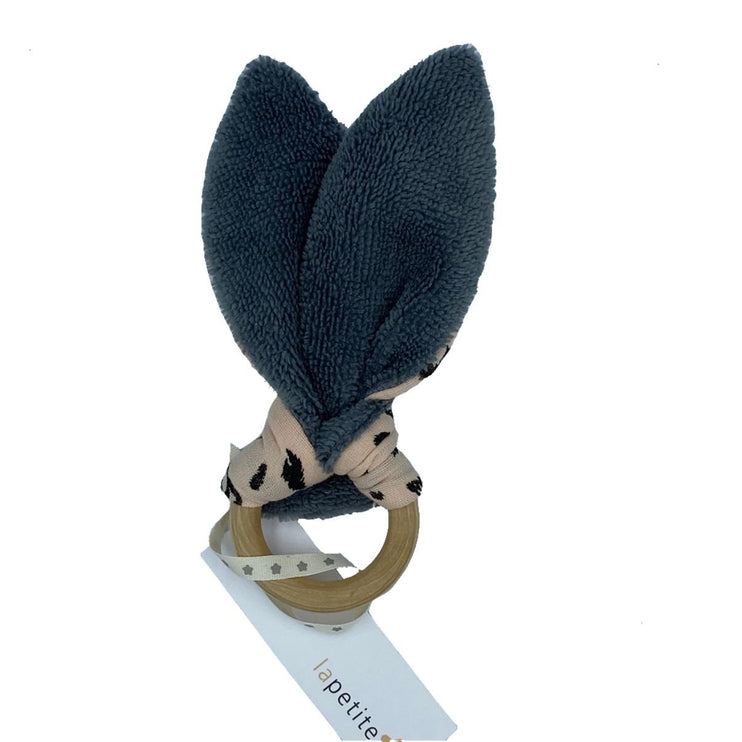 bunny ears teething ring