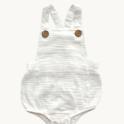 plain baby romper
