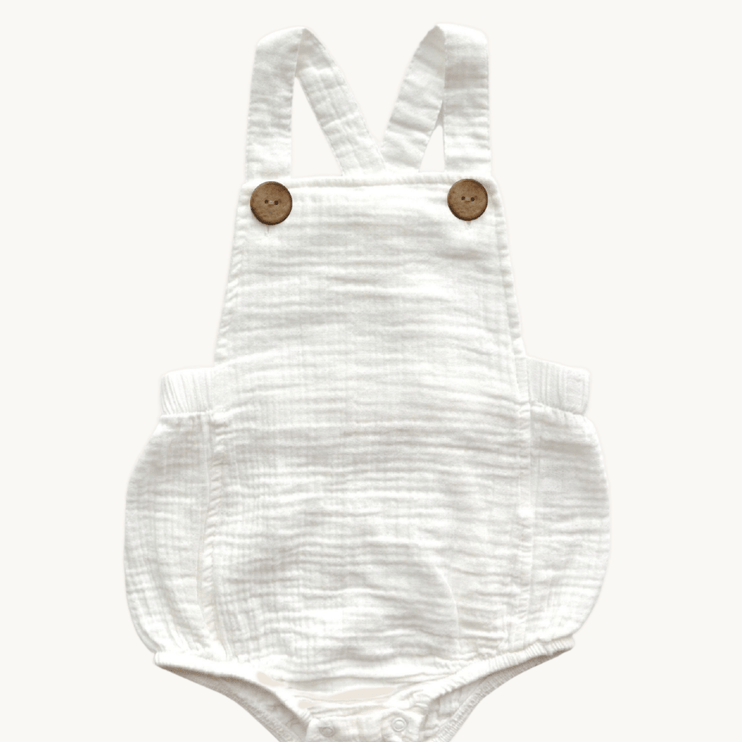 plain baby romper