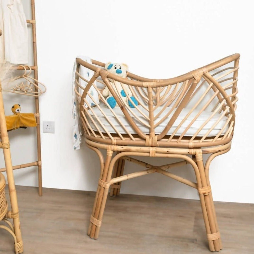 rattan bassinet 