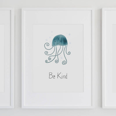 Jellyfish art print