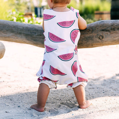 baggy watermelon kids romper