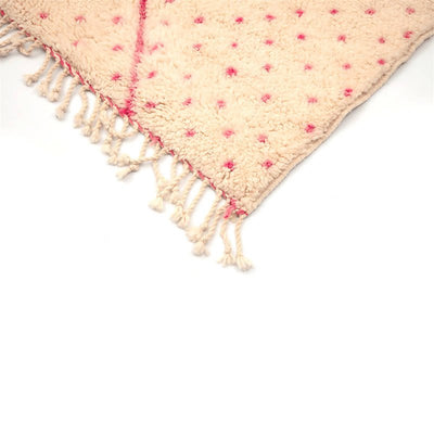 Beni Mrirt Moroccan Pink Polka Carpet