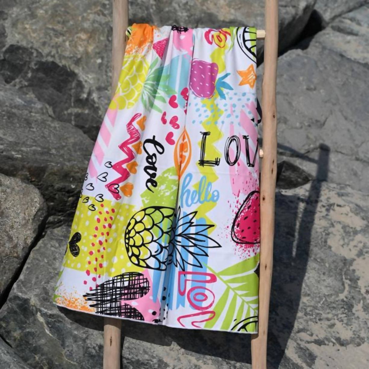 graffiti towel