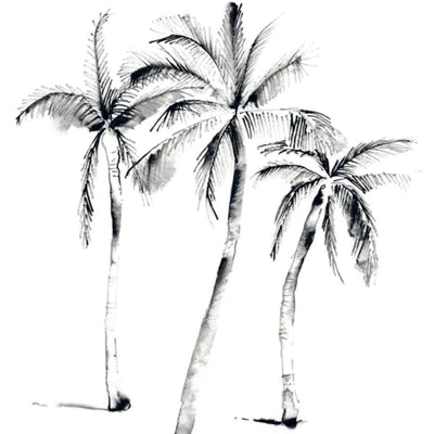 3 palms art work