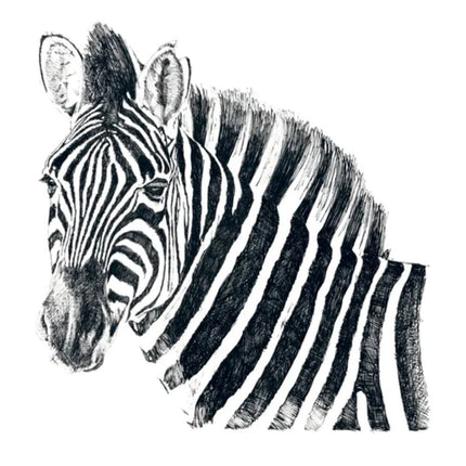 zebra art work