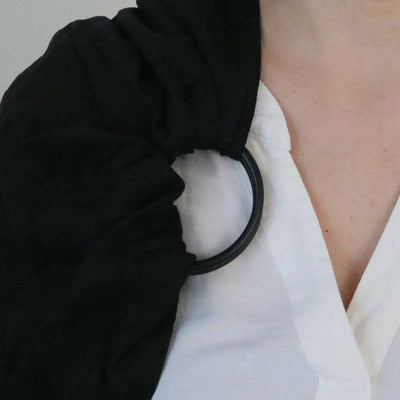 black baby sling