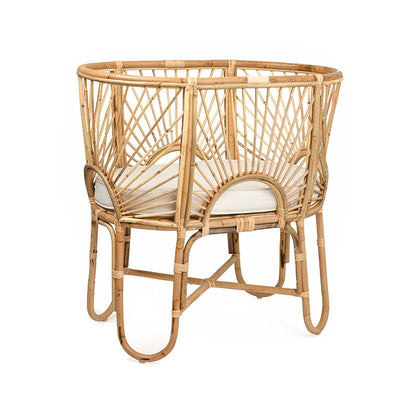 Reya Rattan Baby Cot