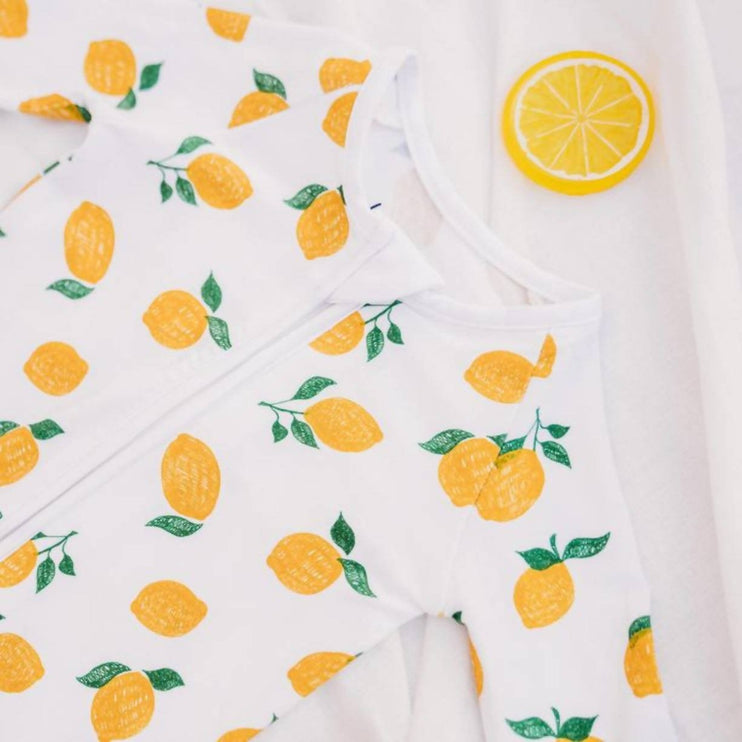 lemon print pajamas