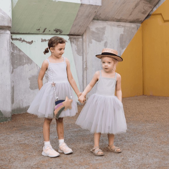 grey tutu dress tulle Hall Of Mirrors Blue Tutu Dress
