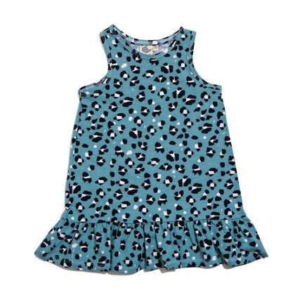 Spots Lynx Aqua Dress