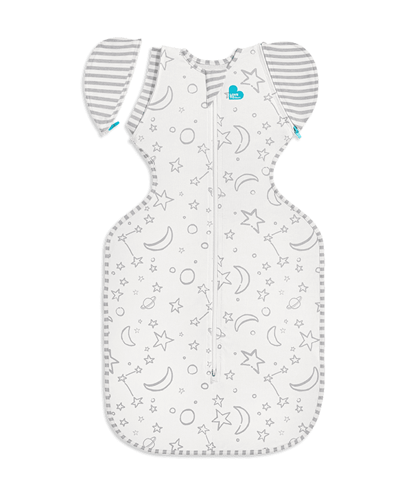 Swaddle Up Transitional Bag Bamboo Cream (Moon and Stars)