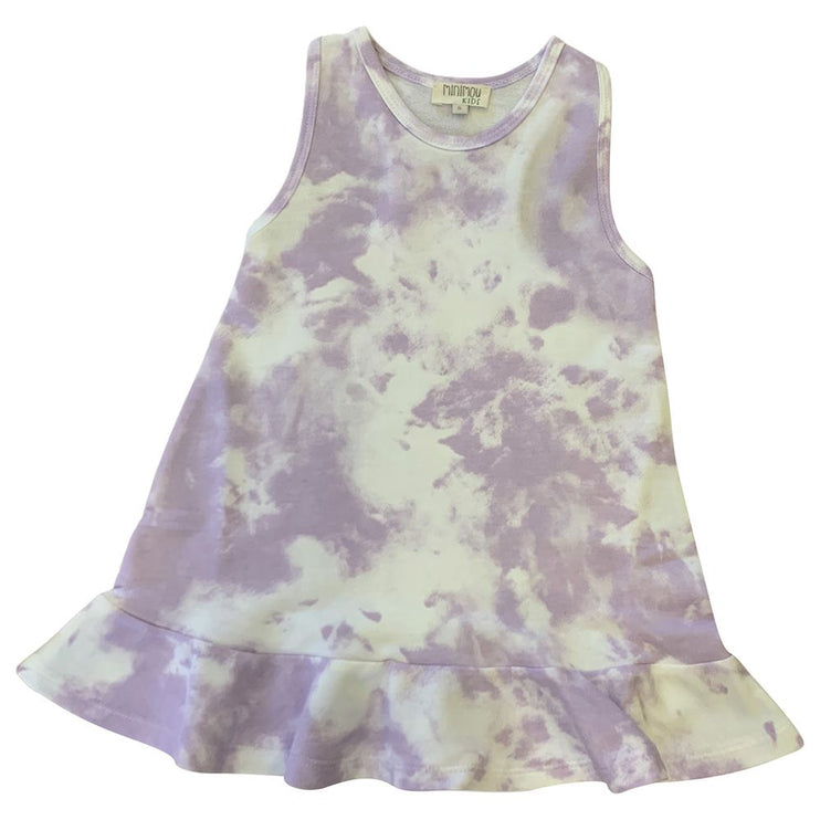 tie dye halter dress 