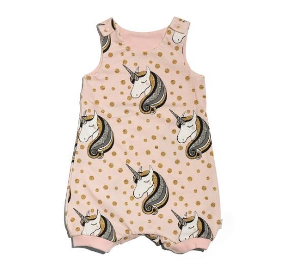 Unicorn Pink Romper