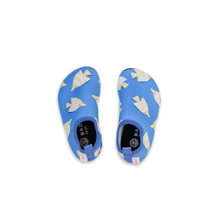 blue swimshoes