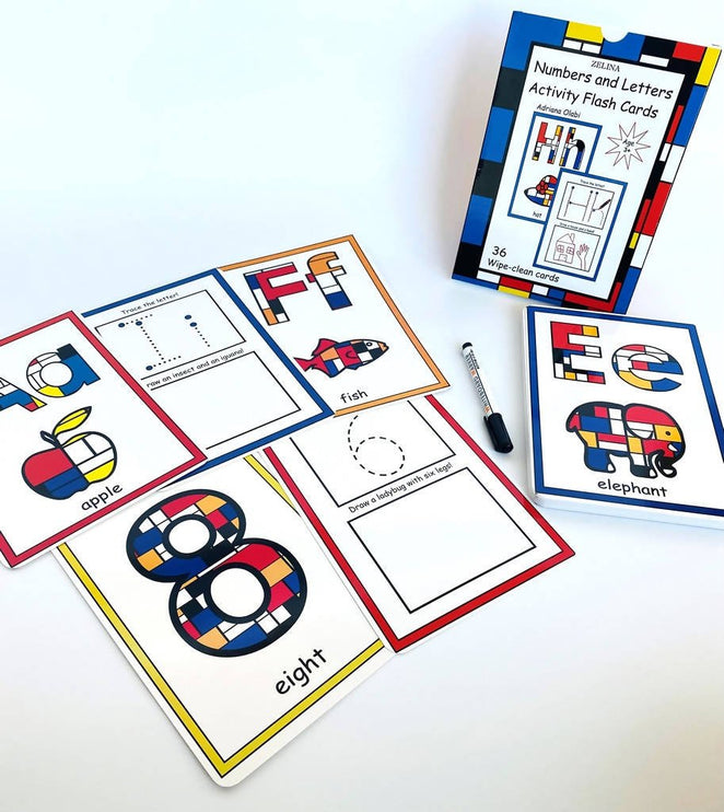 numbers & letters activity cards