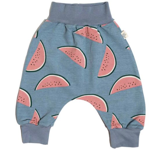 Watermelon Blue Harem Pants