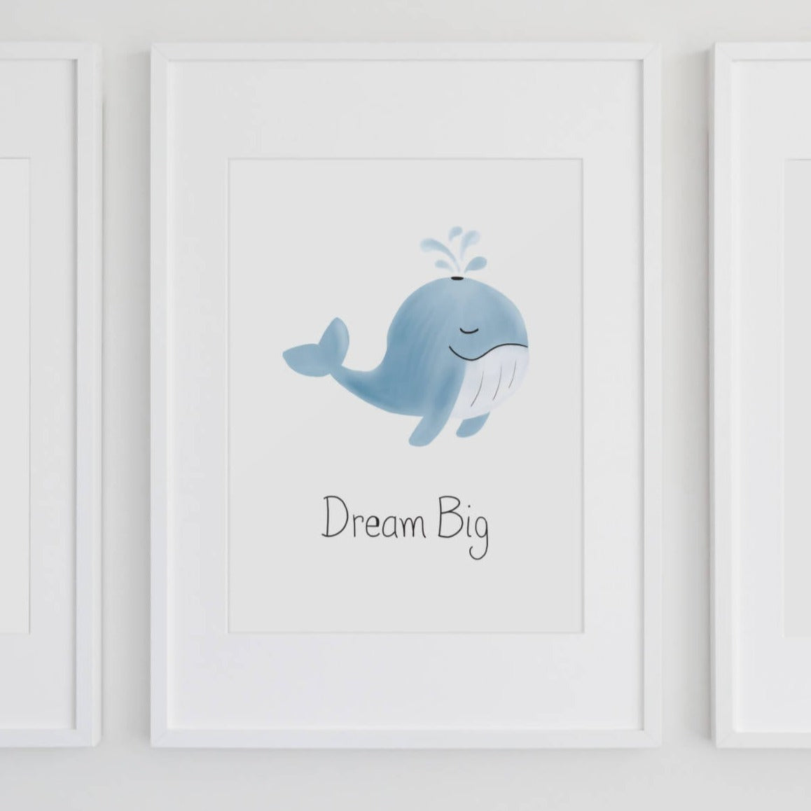 Whale art print