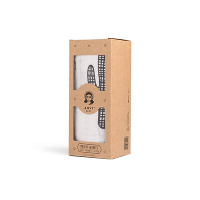 Organic Cotton Muslin Swaddle Wrap- Out Of The Cactus