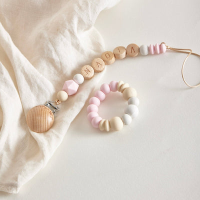 pink personalized clip