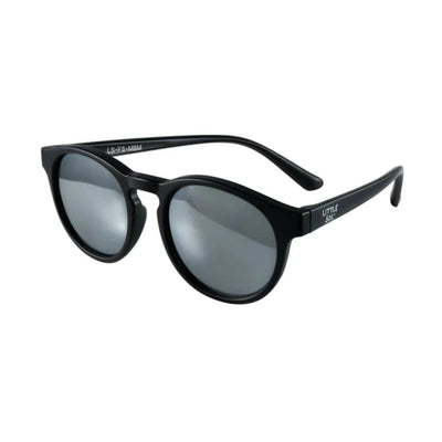 black mirrored sunglasses