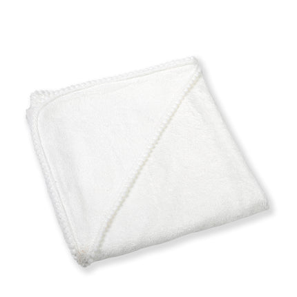 white baby towel