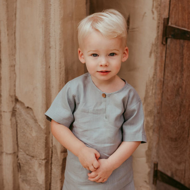 100% linen set for kids