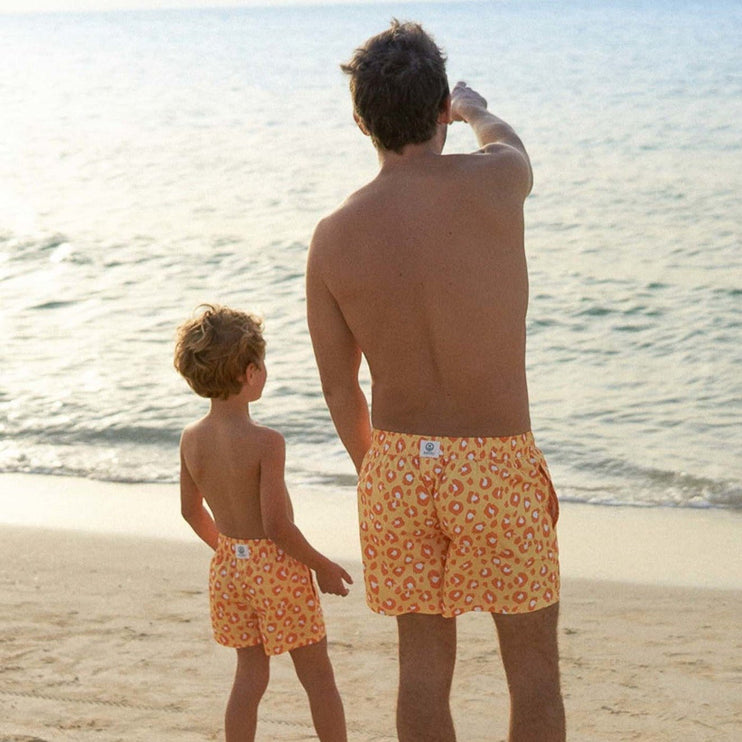dad and son matching swimwear
