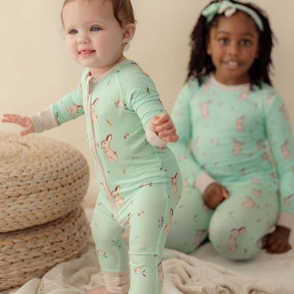 matching easter sibling pajamas