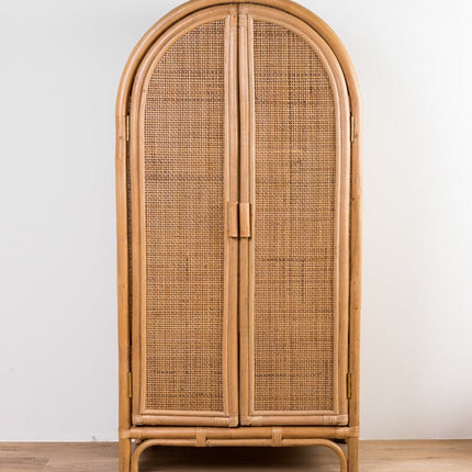 rattan cabinet with doors