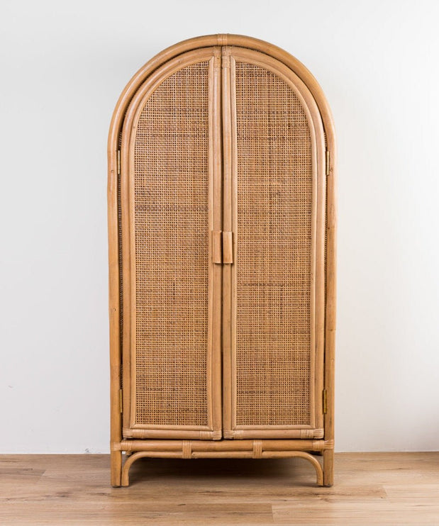 rattan cabinet with doors