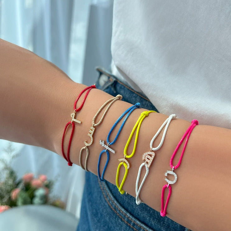 initial thread bracelets