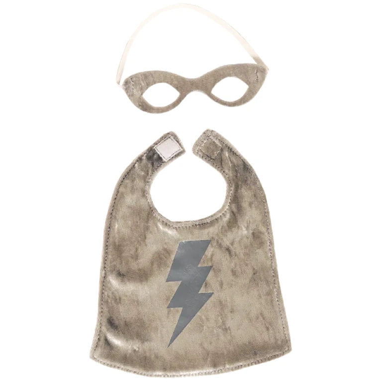 silver hero cape