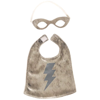 silver hero cape