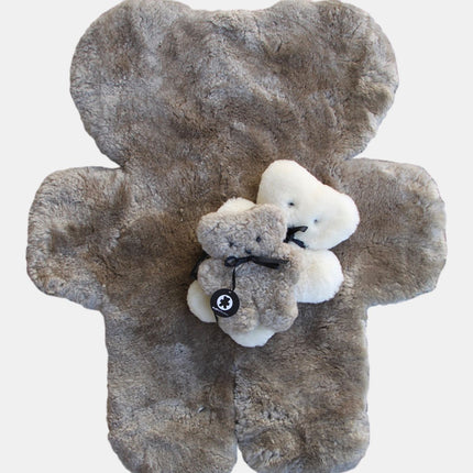 teddy bear shaped rug