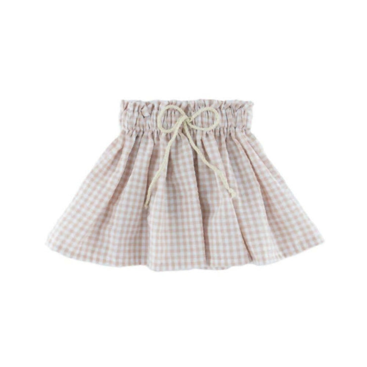 checkered skirt
