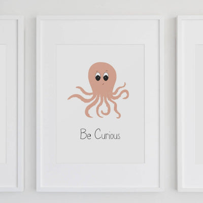 Octopus art print