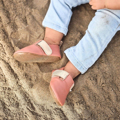 pink soft sole sandals