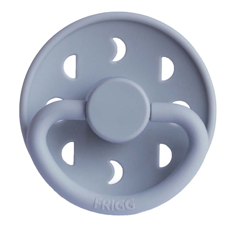 Moon Phase Silicone Baby Pacifier Powder blue 1-Pack
