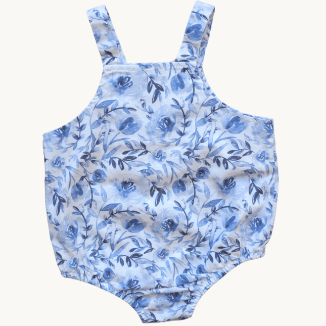 blue romper