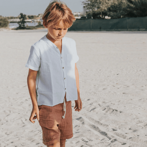 white shirt boys kids les vedettes raphael shirt