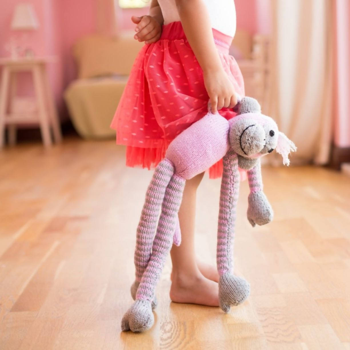 hand knitted toy