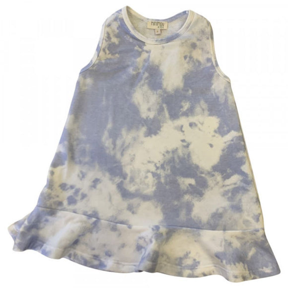 tie dye halter dress 