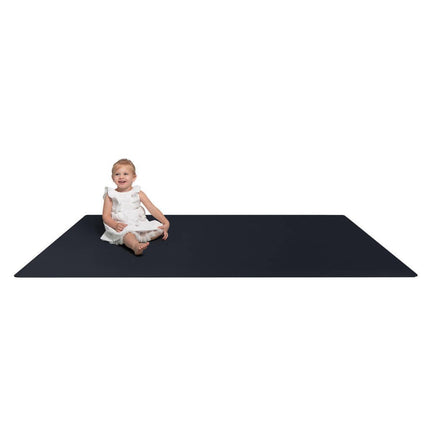 Vegan Leather Play Mat - Navy
