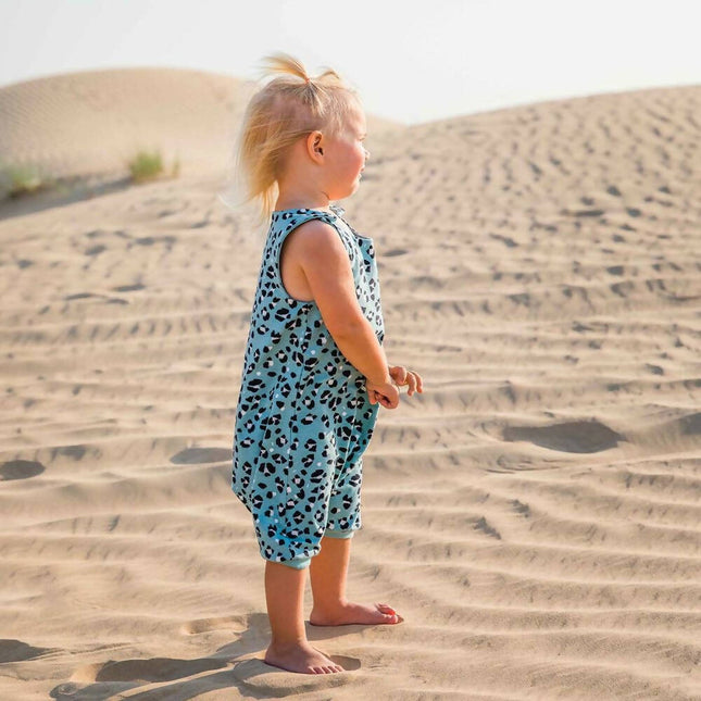 Spots Lynx Aqua Romper
