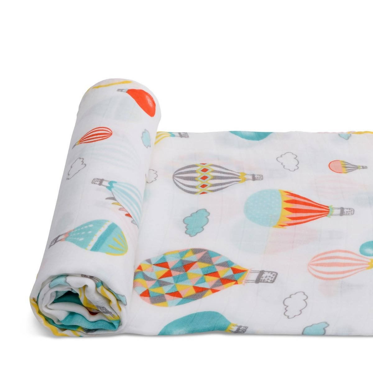 Organic Bamboo Muslin Swaddle Wrap- Cappadocia Dreams